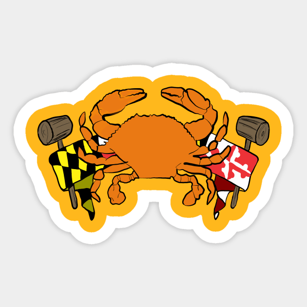 Maryland Crabs Sticker by rk33l4n